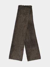 Lisa Yang Dark Fern Brushed Cashmere Scarf