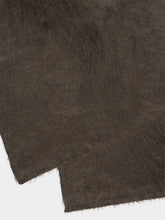 Lisa Yang Dark Fern Brushed Cashmere Scarf