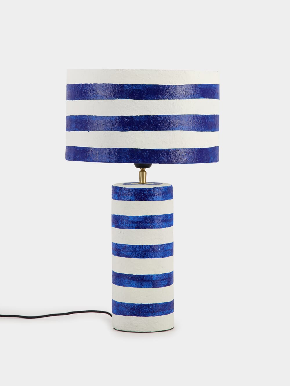 Blue Striped Mundaka Table Lamp