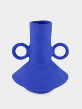 Pomax Small Trulli Blue Aluminium Vase