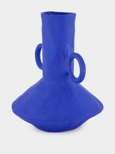 Pomax Small Trulli Blue Aluminium Vase