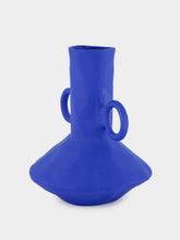 Pomax Small Trulli Blue Aluminium Vase