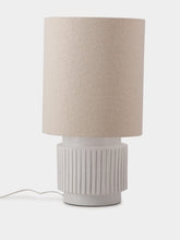 Pomax Cordoba White Large Table Lamp