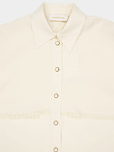 Zimmermann Cream Fringed Cape Blouse