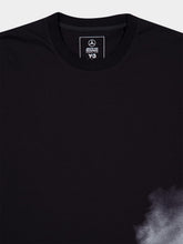 Y-3 Black Smoke Print Mercedes Regular T-Shirt