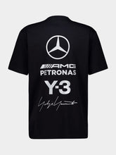 Y-3 Black Mercedes Logo Graphic T-Shirt
