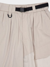 Y-3 Light Brown Belted Utility Shorts