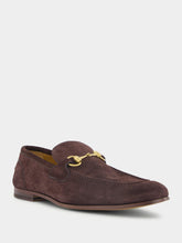 Gucci Jordaan Dark Brown Suede Loafers