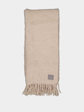 Stackelbergs Luxury Kid Mohair Throw in Light Taupe