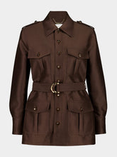 Zimmermann Espresso Illuminate Utility Jacket