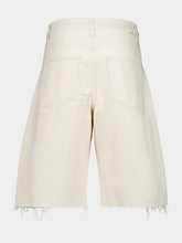 Mother Knee-Length Denim Shorts in Act Natural Wash