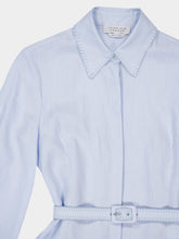 Gabriela Hearst Light Blue Breton Maxi Shirtdress