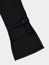 Courrèges Black Polywool Bootcut Trousers