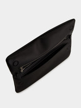 Courrèges Black Leather Cuff Clutch