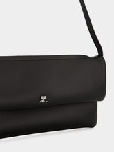 Courrèges Black Leather Cuff Clutch