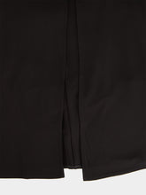 Courrèges Black Wrapped Jersey Dress