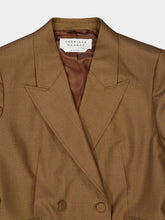 Gabriela Hearst Chestnut Angela Wool-Silk Blazer
