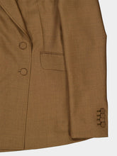 Gabriela Hearst Chestnut Angela Wool-Silk Blazer