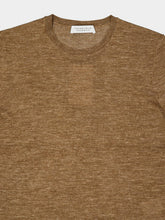 Gabriela Hearst Chryse Knit T-Shirt in Chestnut Cashmere Silk