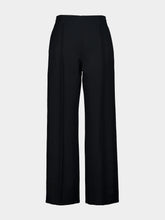 Courrèges Black Snap Twill Flared Trousers