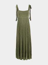 Zimmermann Wanderlust Metallic Olive Maxi Dress