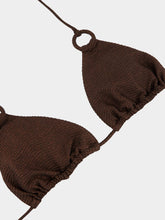 Zimmermann Chocolate Coco Texture Ring Bikini