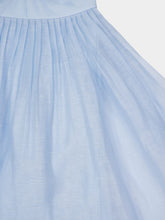 Zimmermann Mint Silk-Linen V-Neck Midi Dress