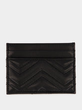 Gucci Black GG Marmont Leather Card Holder