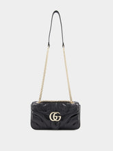 Gucci Black GG Marmont Small Shoulder Bag