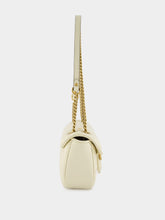 Gucci Small GG Marmont White Leather Bag