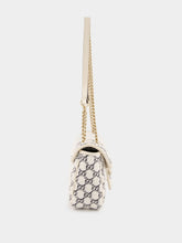 Gucci White GG Marmont Small Shoulder Bag