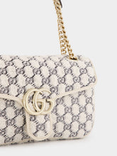 Gucci White GG Marmont Small Shoulder Bag