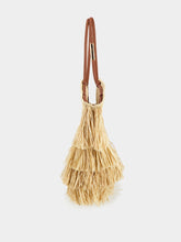 Zimmermann Natural Goldentime Medium Raffia Fringe Tote