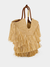 Zimmermann Natural Goldentime Small Fringe Tote