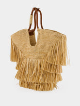 Zimmermann Natural Goldentime Small Fringe Tote