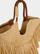 Zimmermann Natural Goldentime Small Fringe Tote