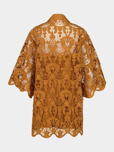 Zimmermann Biscuit Coco Lace Tunic Top
