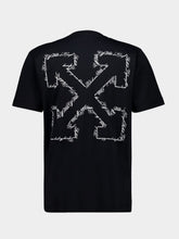 Off-White Black Slim Fit Script Arrow T-Shirt
