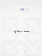 Off-White White Slim Fit Script Arrow T-Shirt