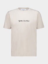 Off-White Pumice Stone Slim Fit Script Arrow T-Shirt