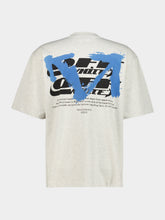 Off-White Pale Blue Half Arrow Skate Cotton T-Shirt