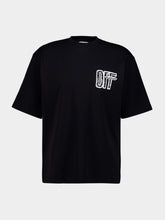 Off-White Black Motion Arrow Cotton T-Shirt