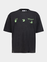 Off-White Black Bacco Arrow Skate Cotton T-Shirt