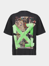 Off-White Black Bacco Arrow Skate Cotton T-Shirt
