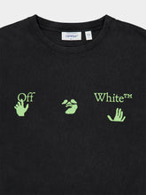 Off-White Black Bacco Arrow Skate Cotton T-Shirt