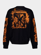 Off-White Black City Nature Cotton Sweatshirt