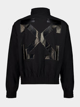 Off-White Black Glossy Arrow Track Jacket