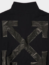 Off-White Black Glossy Arrow Track Jacket
