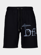 Off-White Black City Nature Skate Sweatshorts