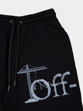 Off-White Black City Nature Skate Sweatshorts